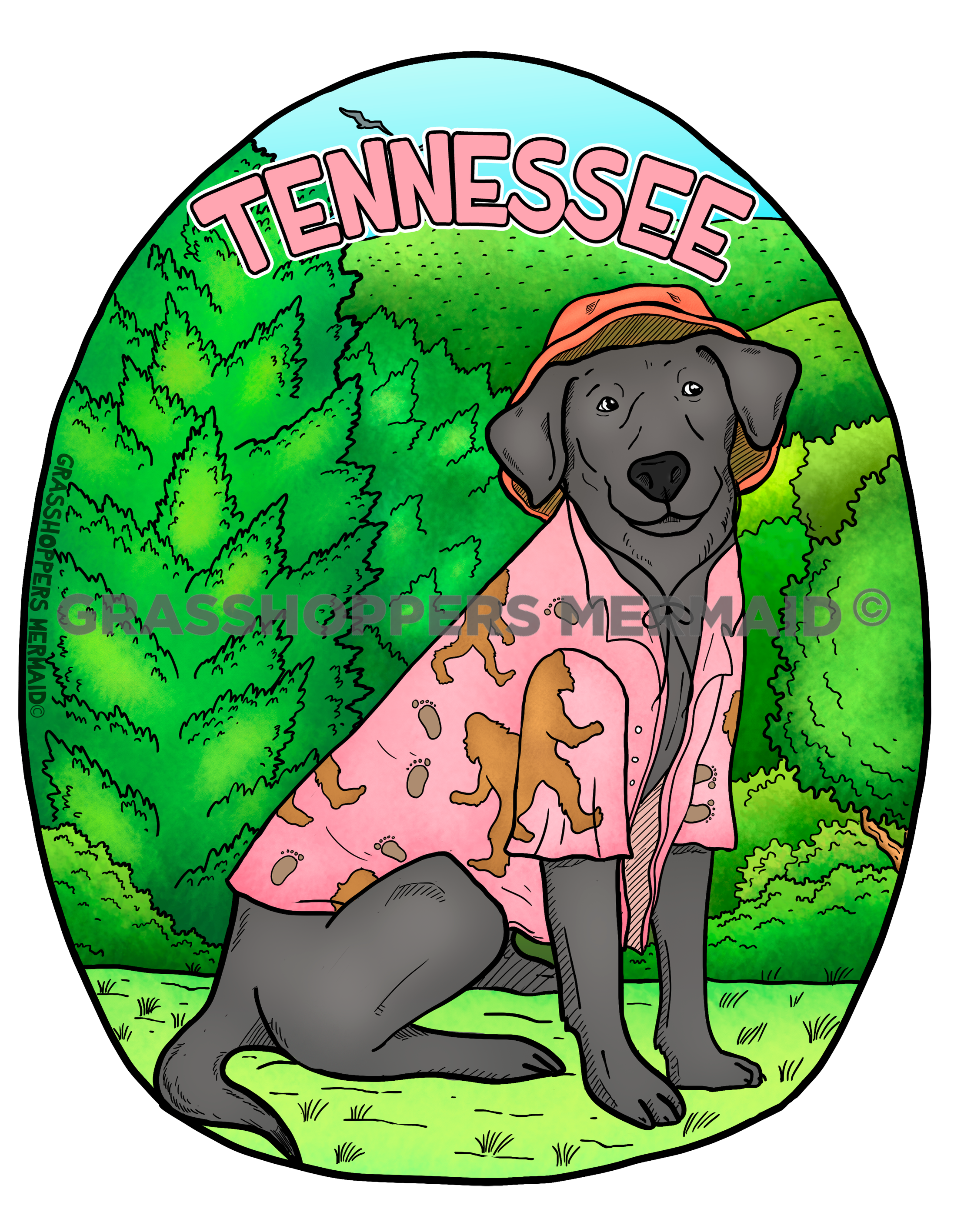 Mountain Vacay Dog