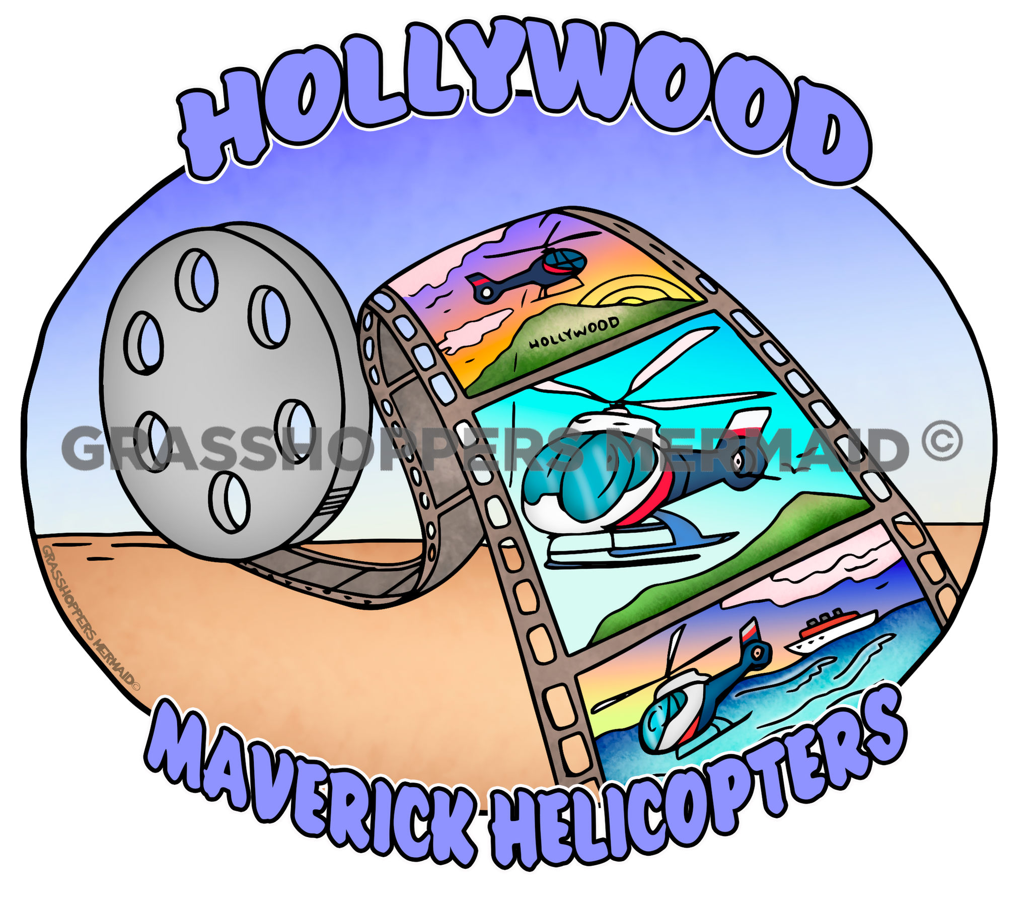 Movie Strip Helicopters