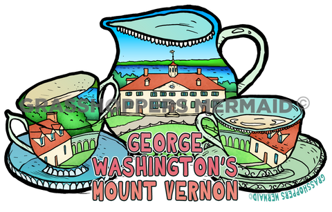 Mount Vernon Tea Set