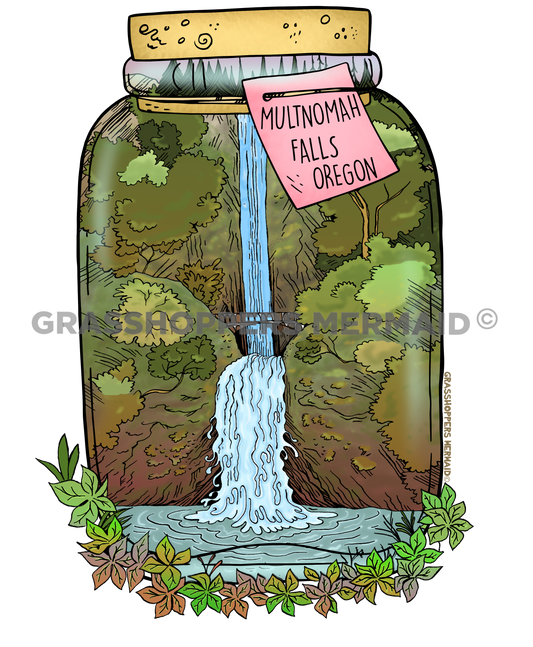 Multnomah Falls Jar