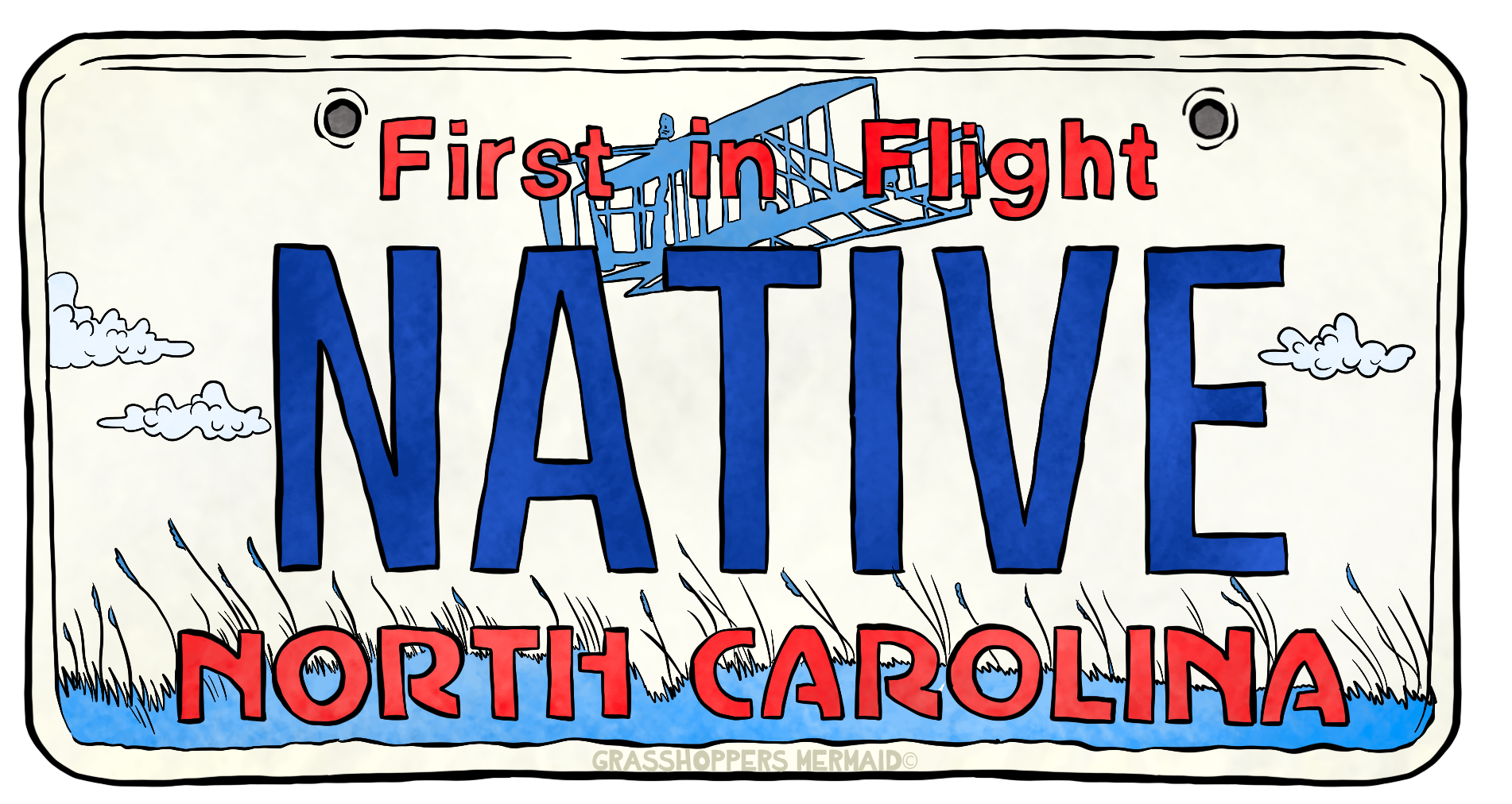 NC First in Flight License Plate