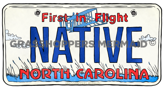 NC First in Flight License Plate