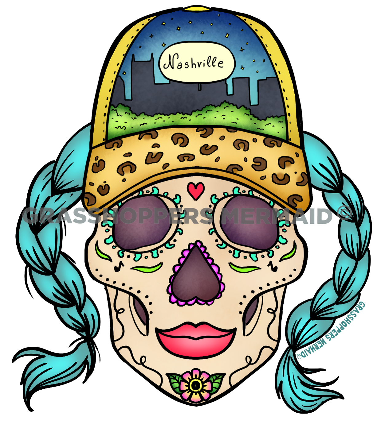 Nashville Sugar Skull