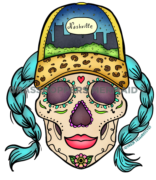 Nashville Sugar Skull