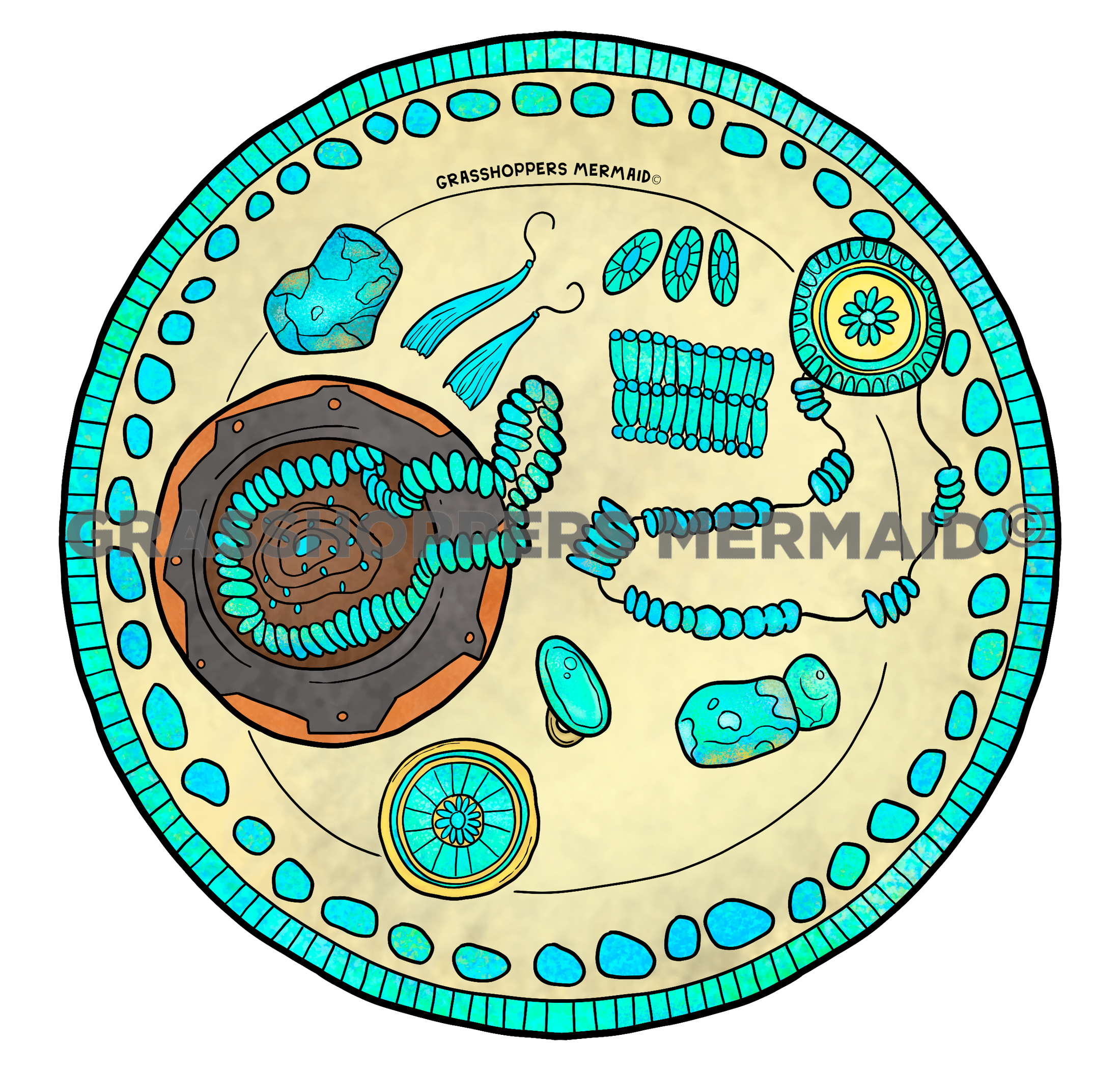 Turquoise Jewlery Dish