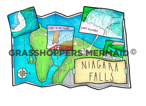 Niagra Falls Map