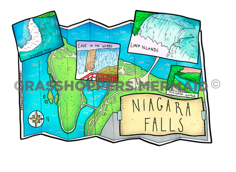 Niagra Falls Map