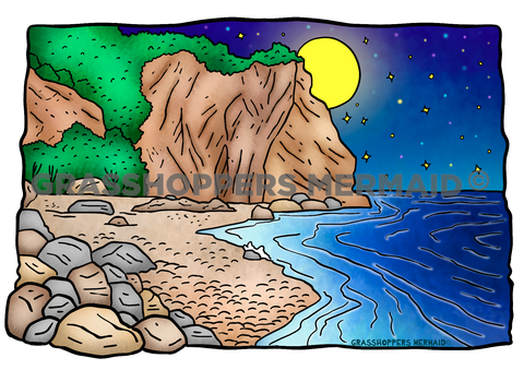 Nighttime Beach