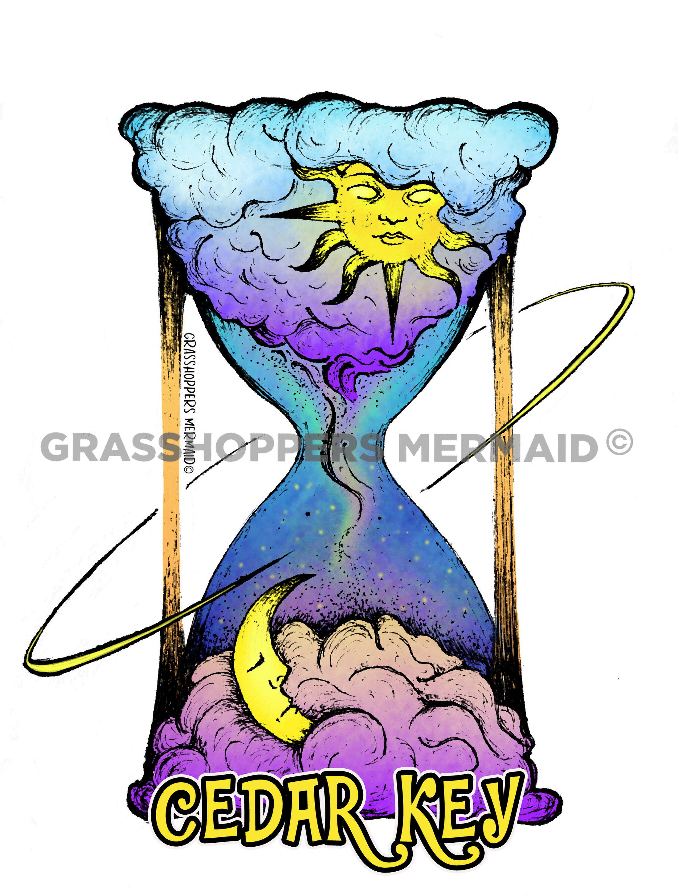 Nighttime Hourglass