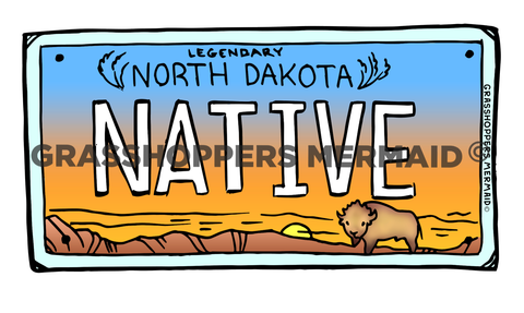 North Dakota License Plate