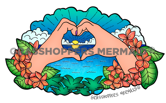 Ocean Heart Hands