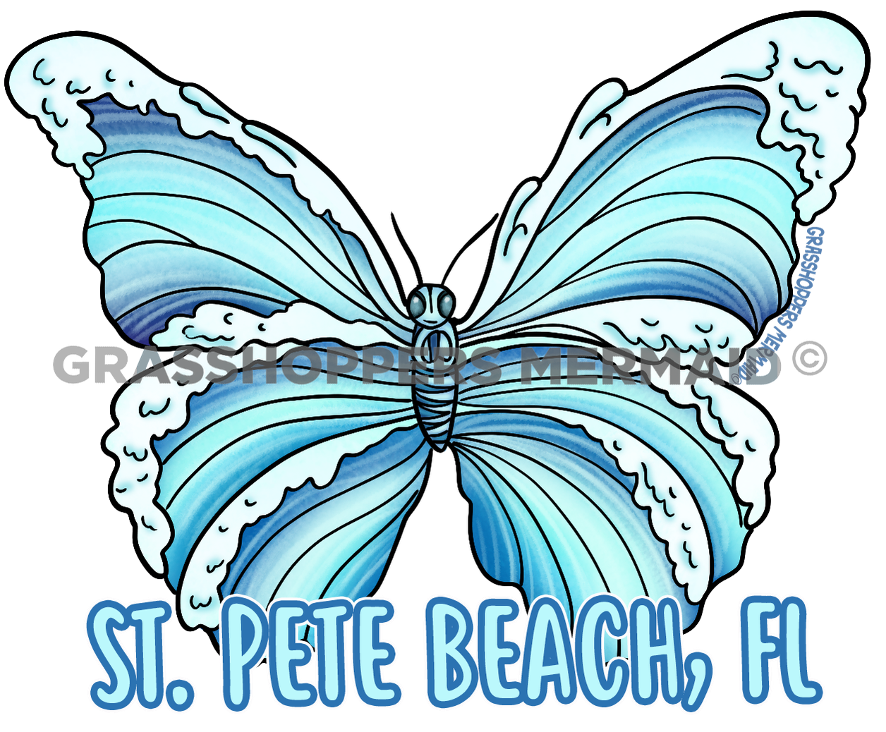 Ocean Wave Butterfly