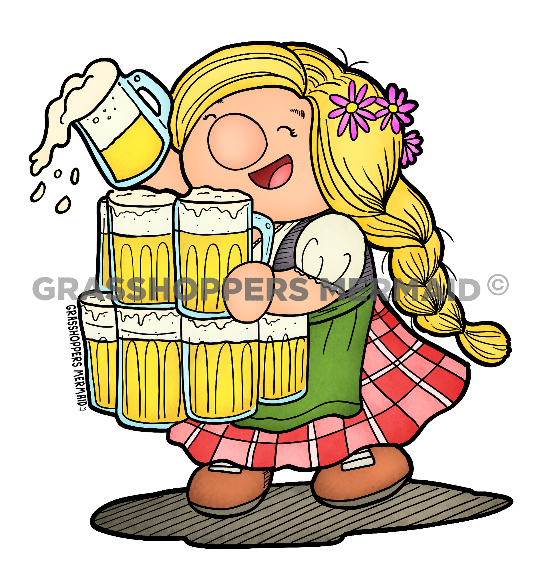 Beer Girl Gnome