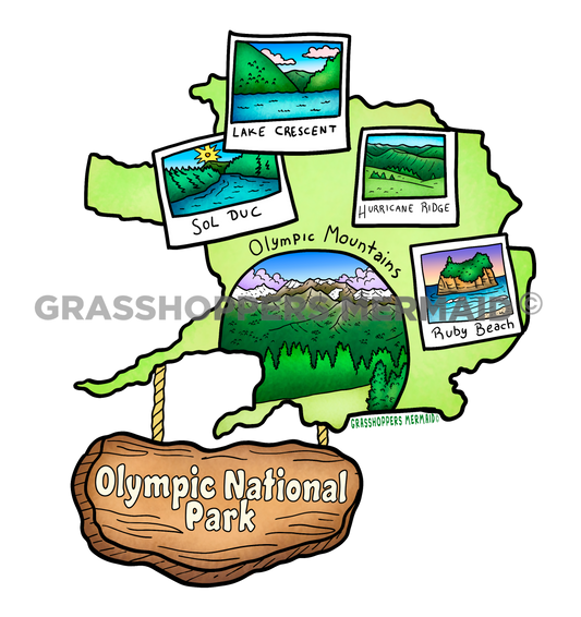 Olympic National Park Map