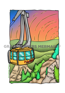 Palm Springs Tram Sunset