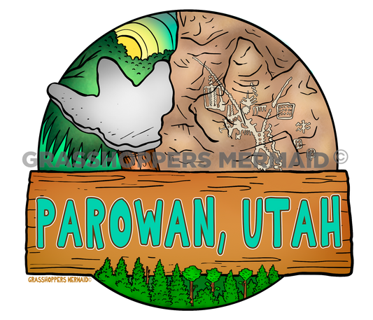 Parowan Park Print