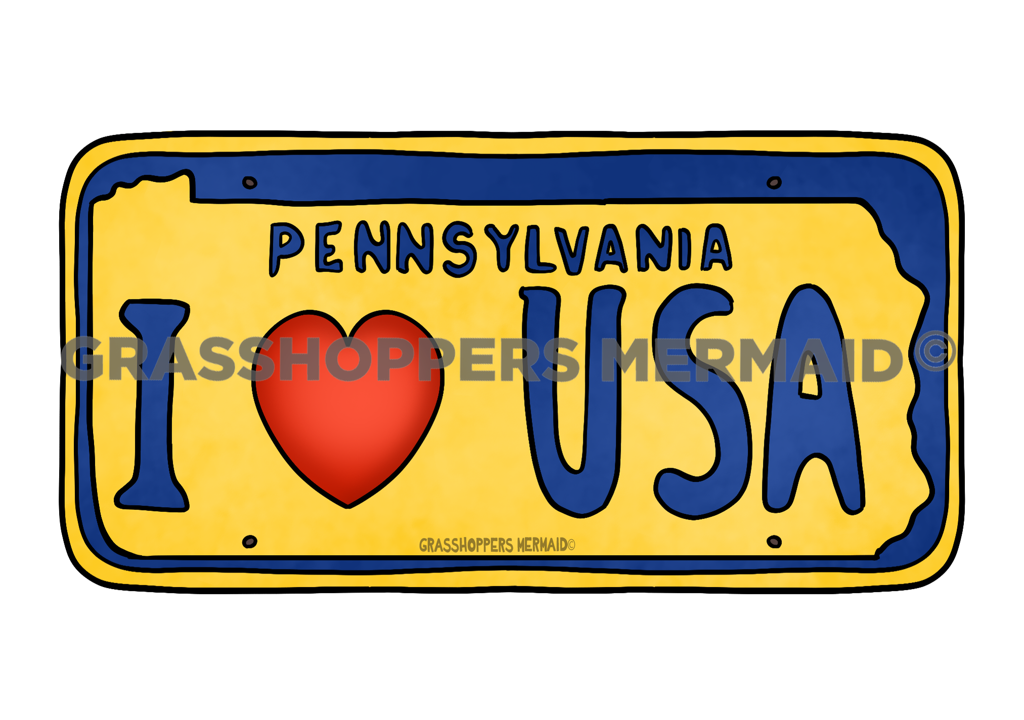 Pennsylvania License Plate