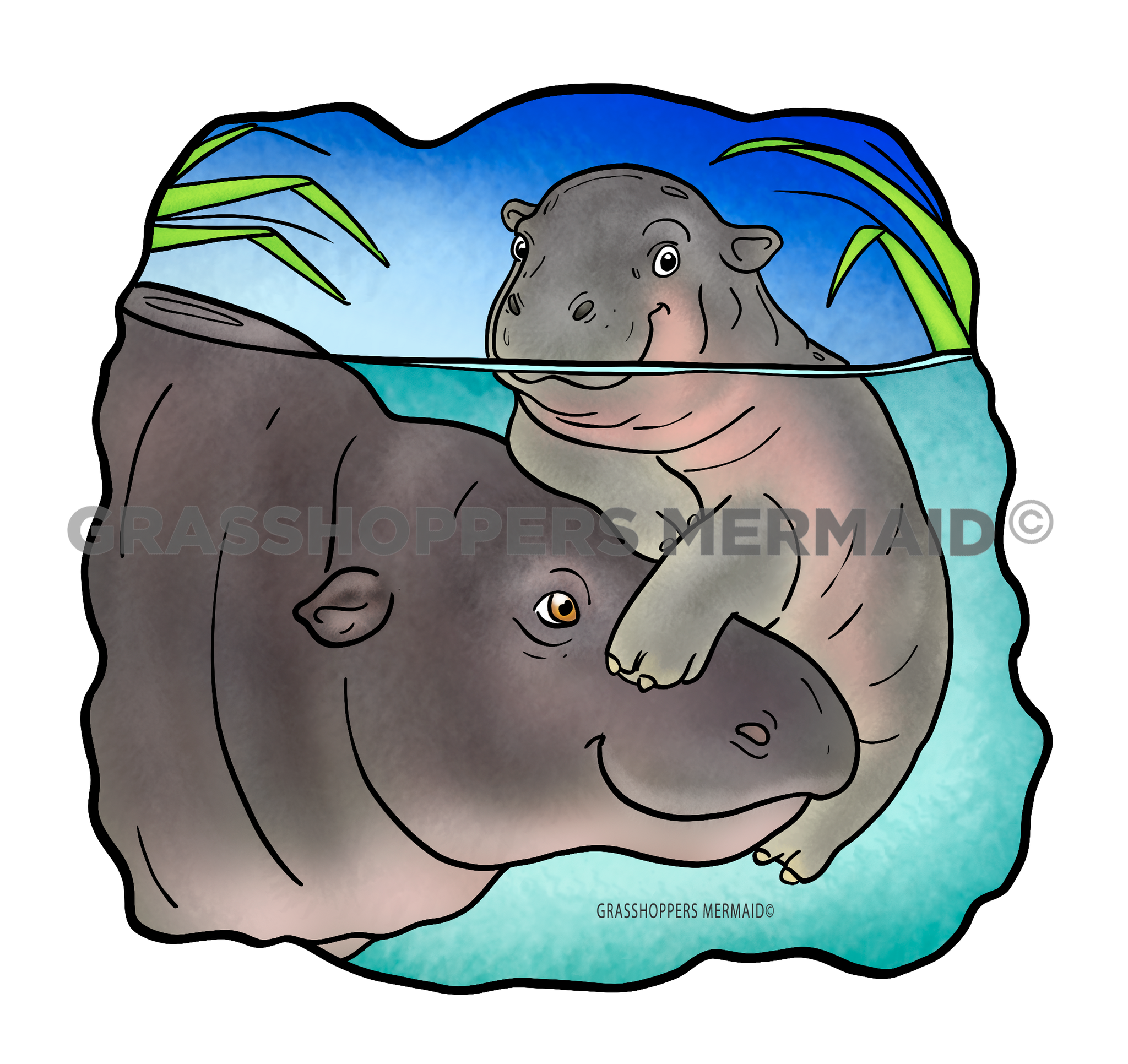 Pigmy Hippo Snuggle