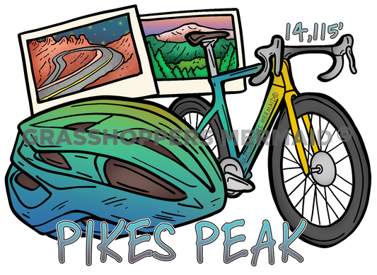 Pikes Peak Bike Polaroids