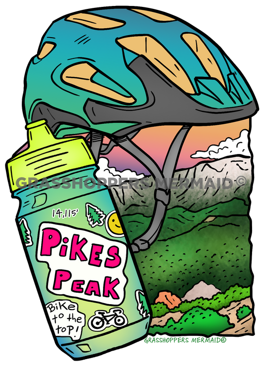 Pikes Peak Helmet & Bottle