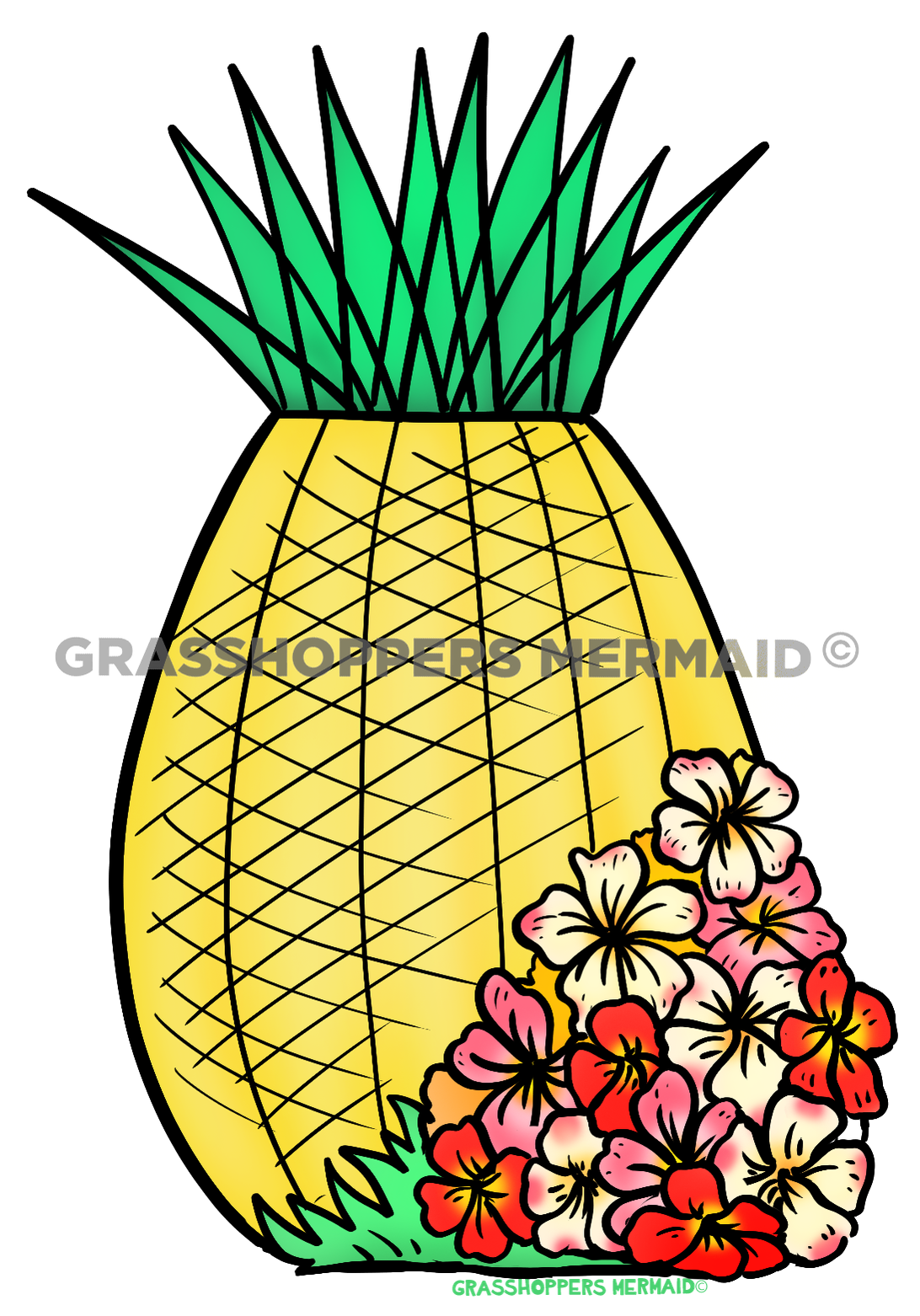 Pineapple Love Lock