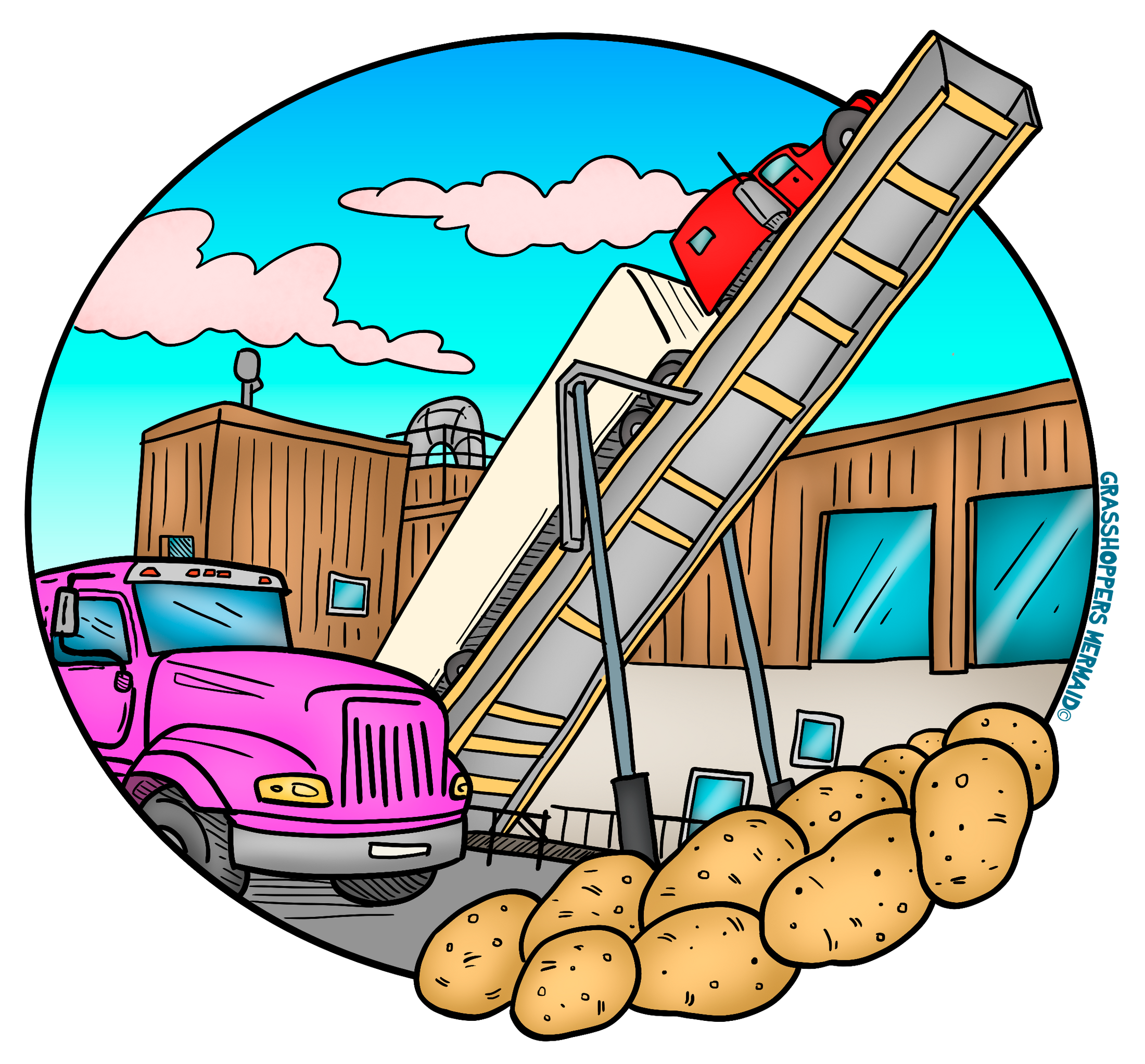 Pink Potato Truck
