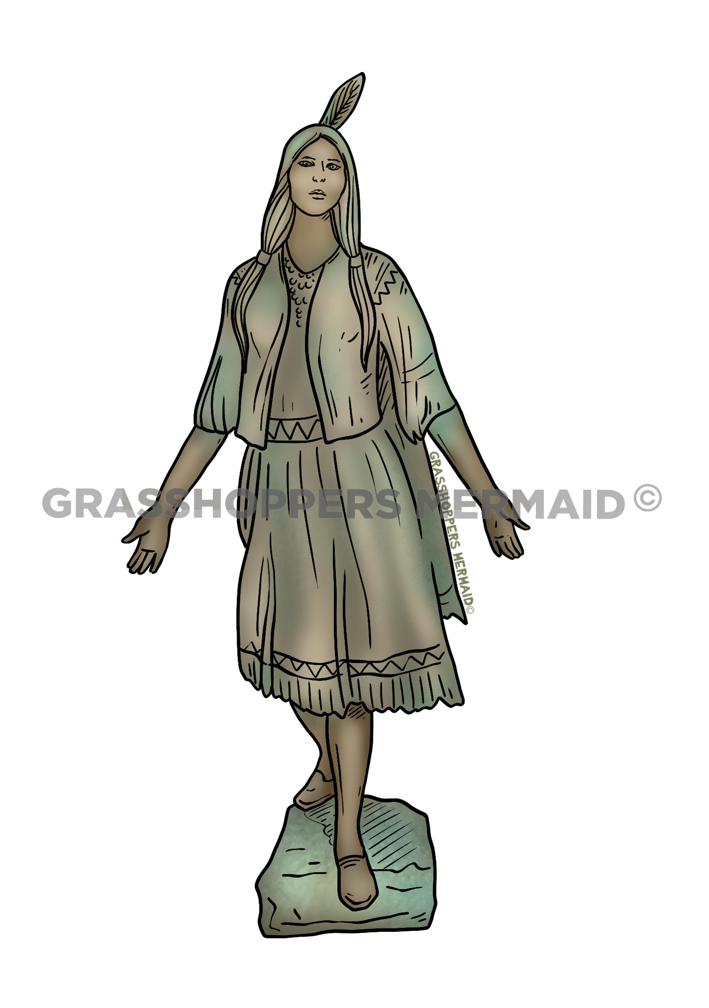 Pocahontas Statue
