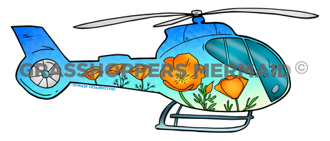 Poppies Helicopter