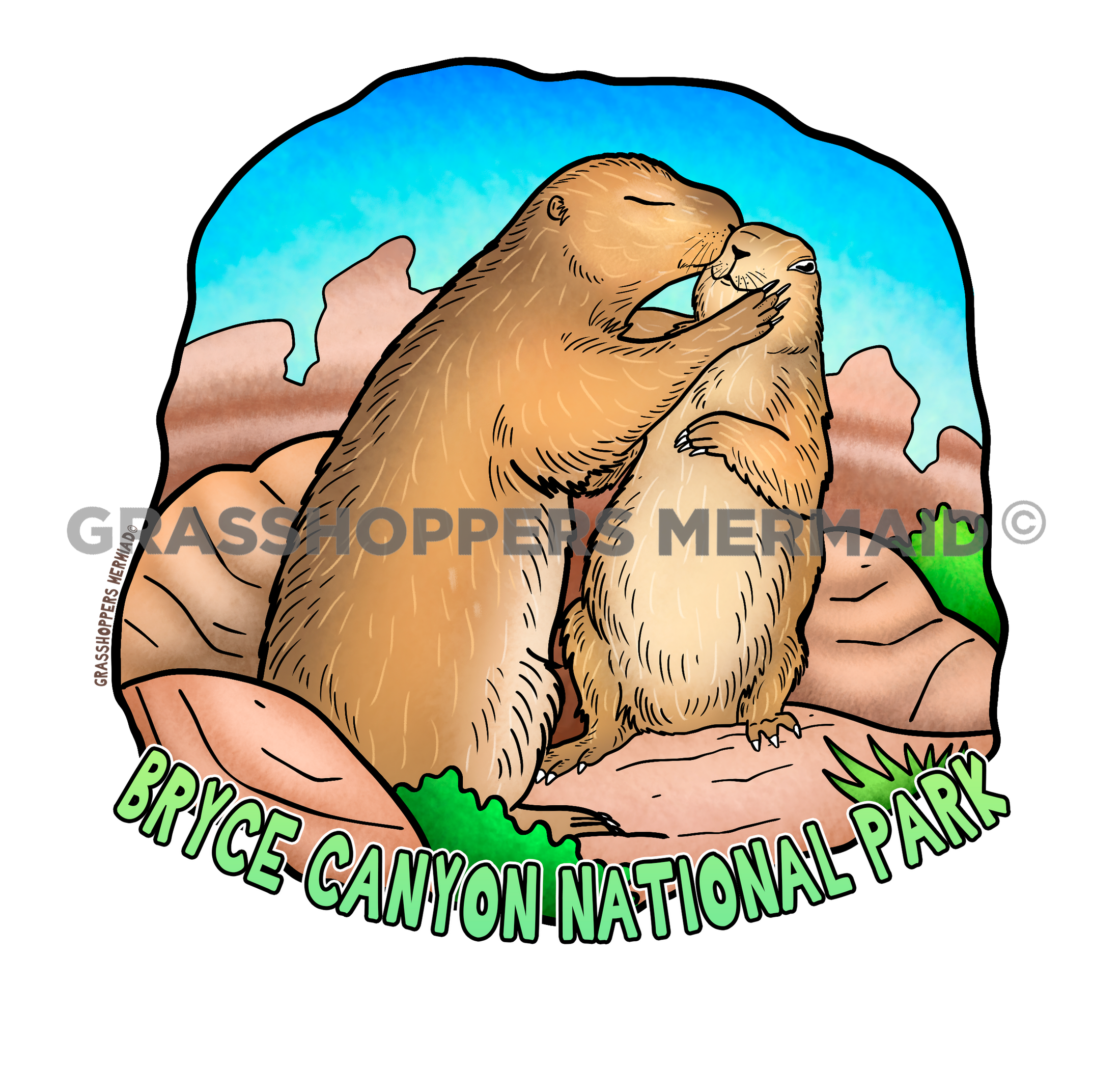 Prairie Dog Morning Kiss