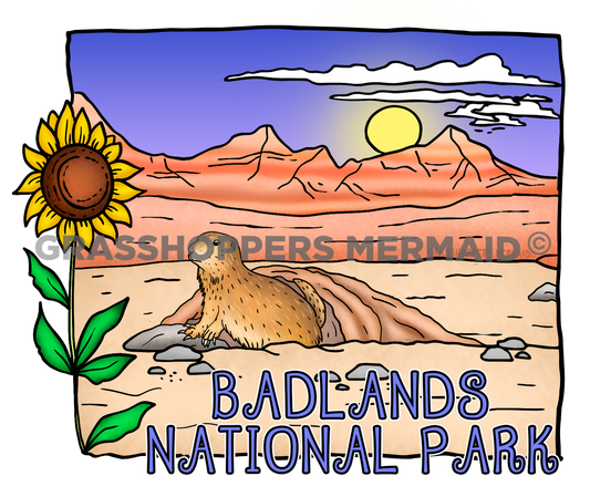 Prairie Dog Sunflower