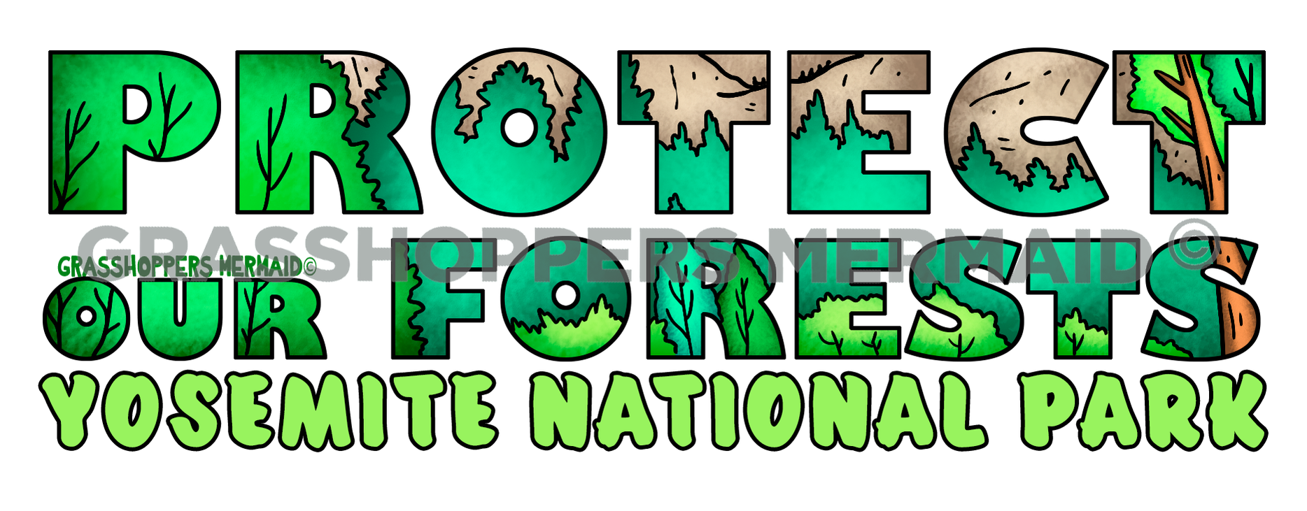 Protect Our Forests Text