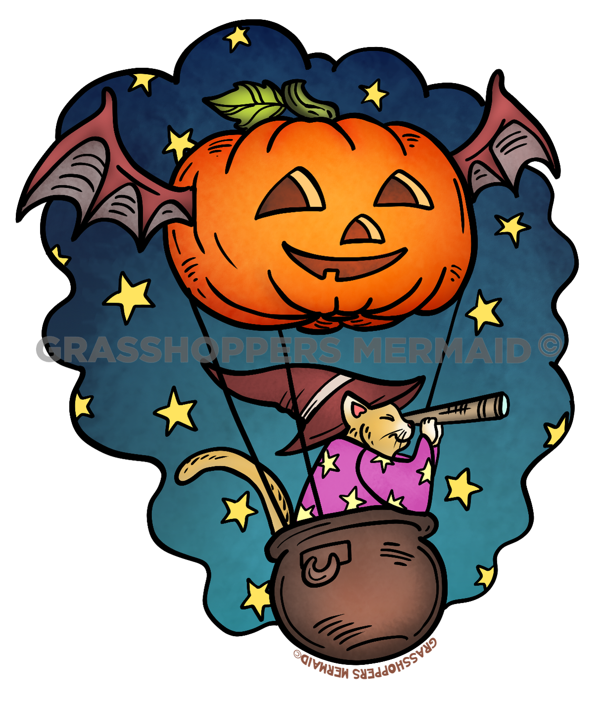 Pumpkin Hot Air Balloon