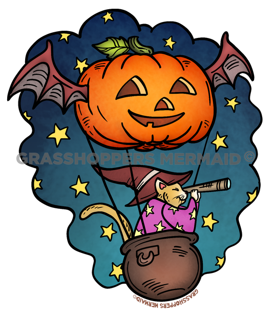 Pumpkin Hot Air Balloon