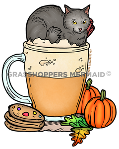 Pumpkin Latte Cat