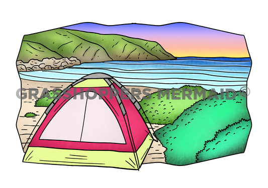 Camping at the Beach