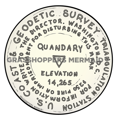 Quandary Peak Survey Marker
