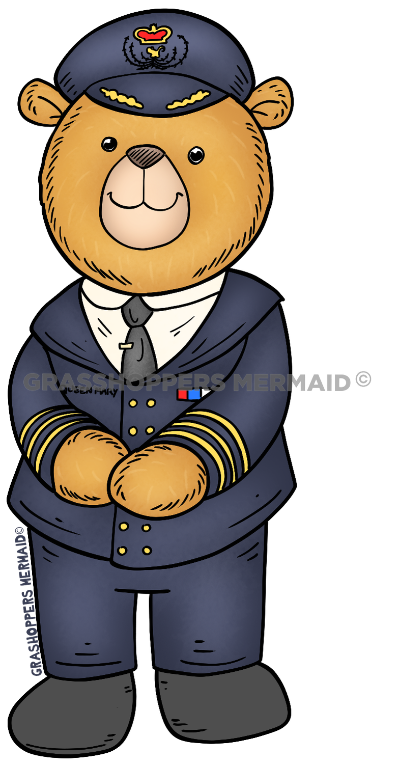 Queen Mary Captain Bear