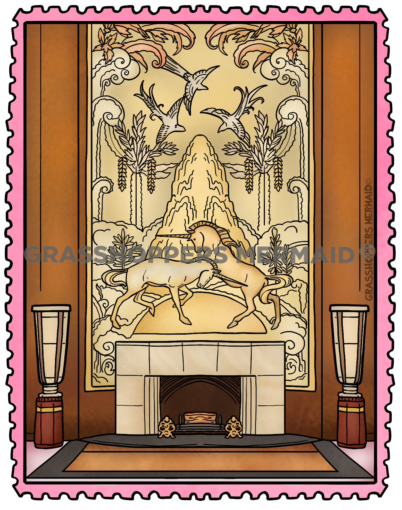 Queen Mary Fireplace