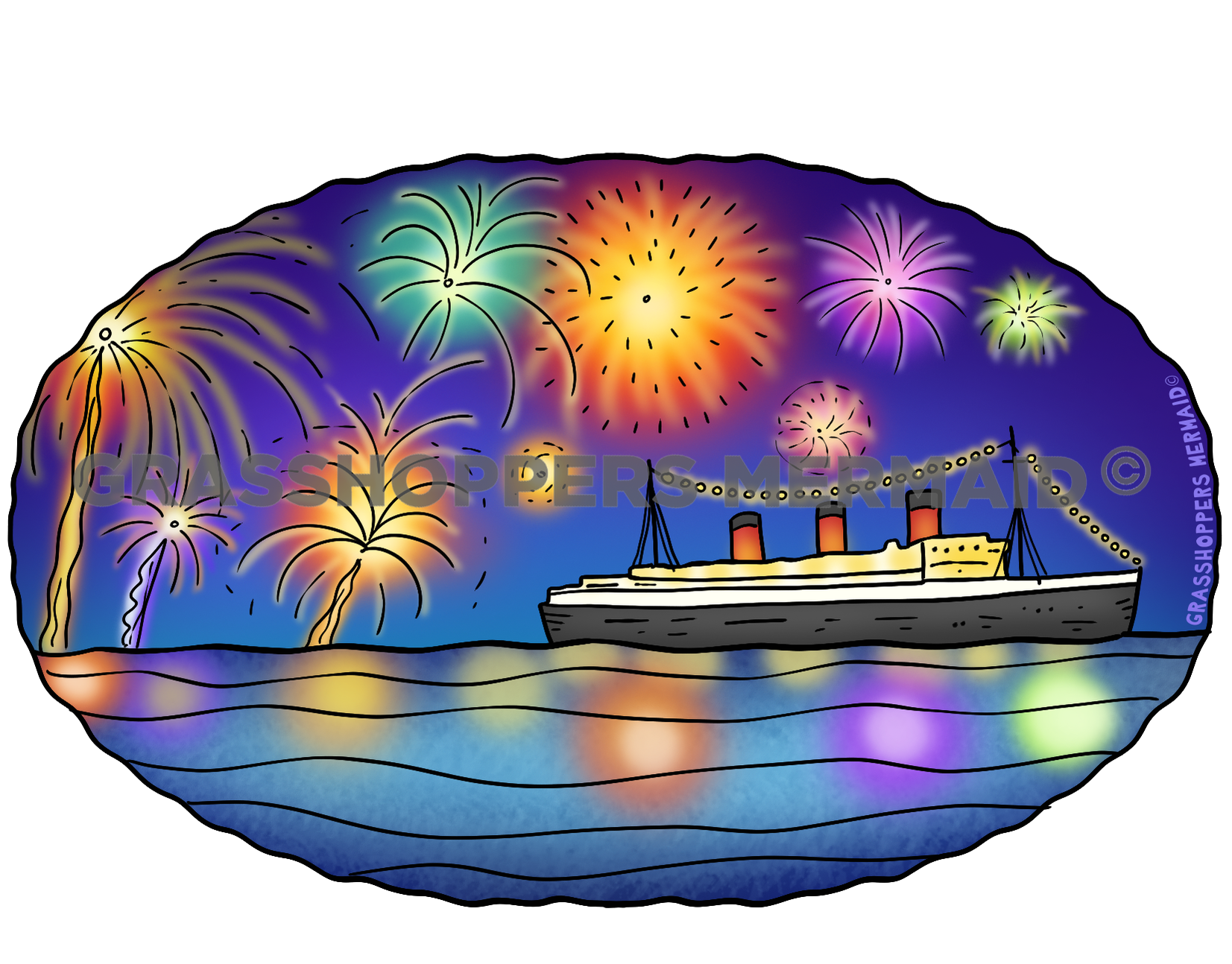 Queen Mary Fireworks