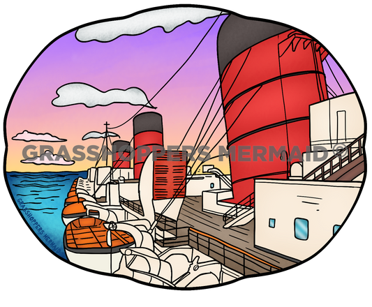 Queen Mary Smoke Stacks