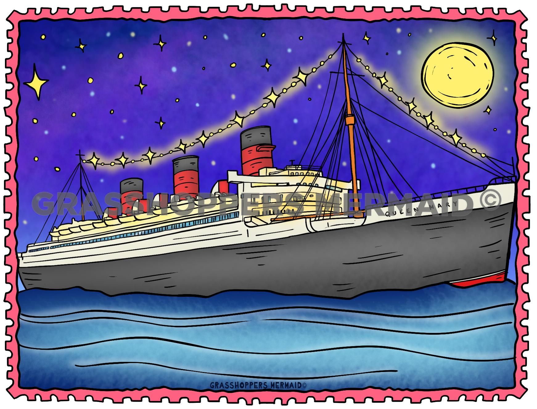 Queen Mary Starry Night