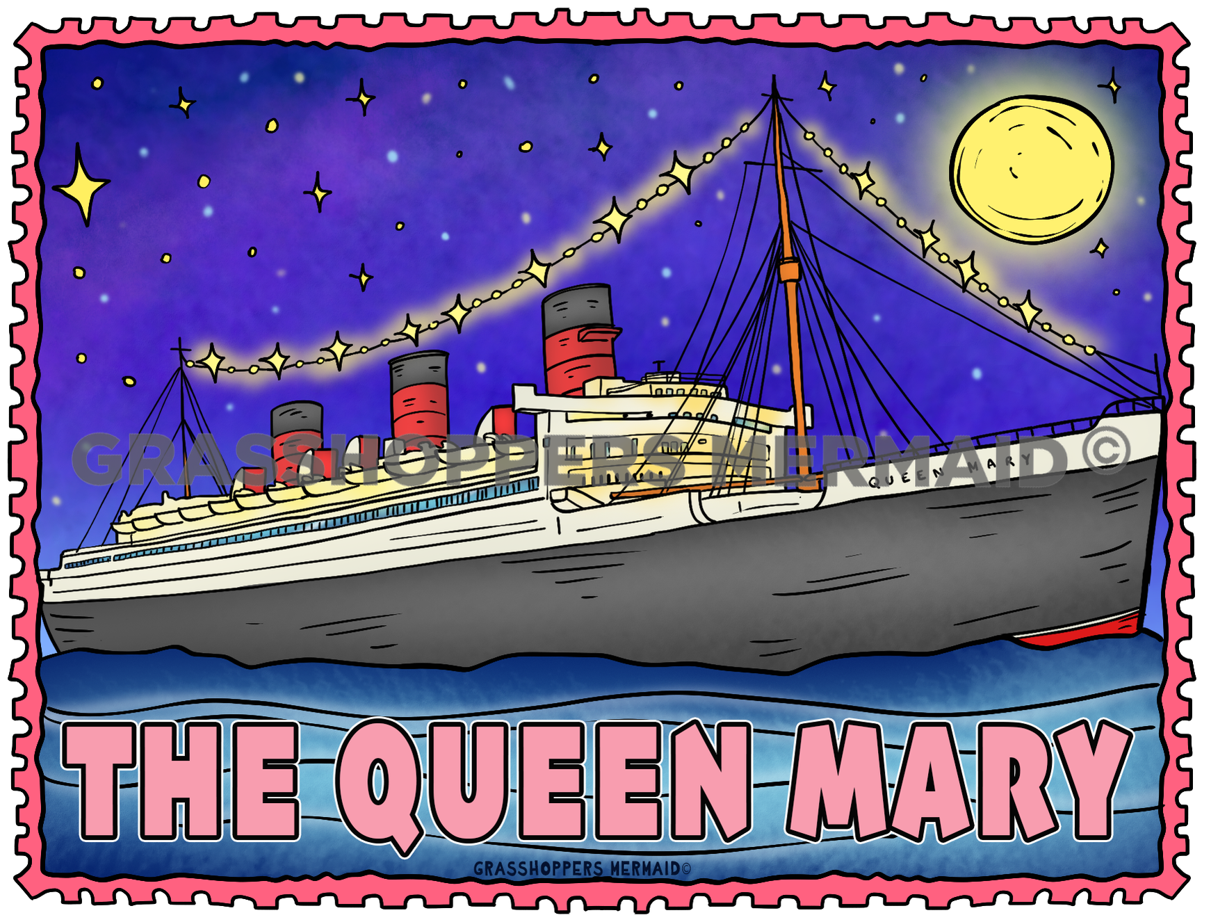 Queen Mary Starry Night