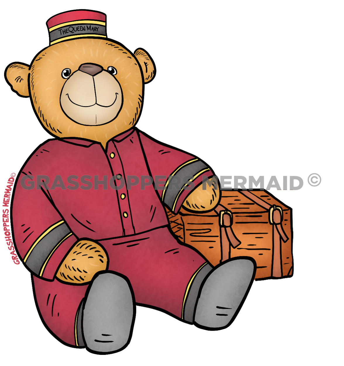 Queen Mary Stuffed Teddy