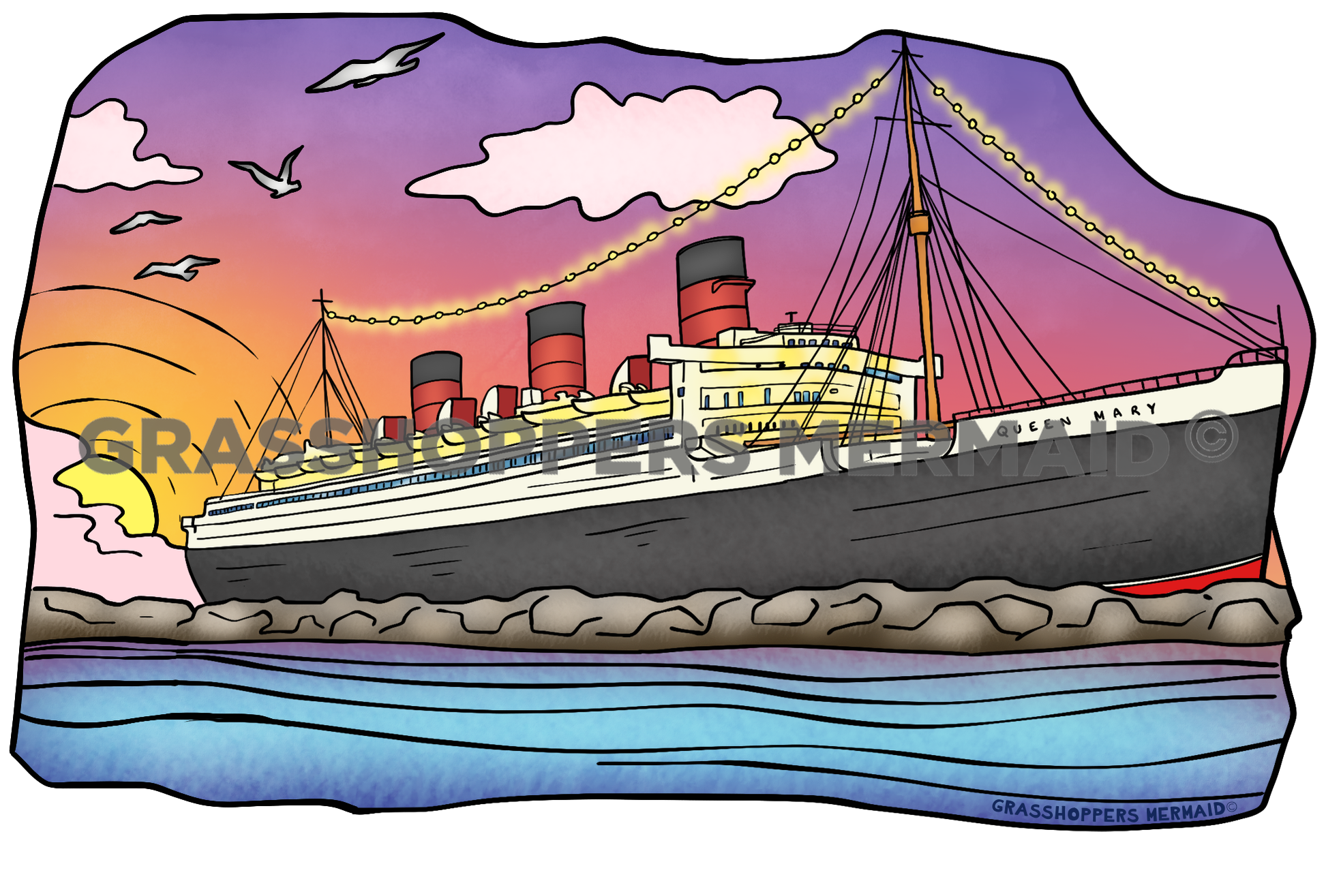 Queen Mary Sunrise