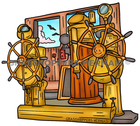 Queen Mary's Captain Wheel