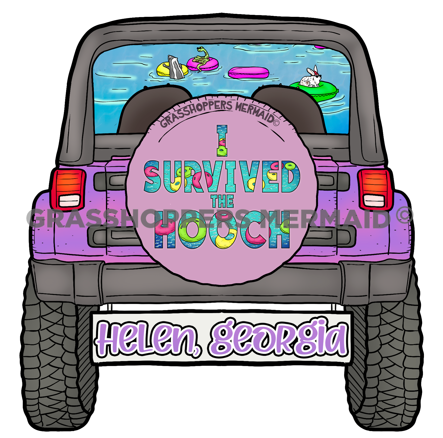 Helen Rafting Jeep