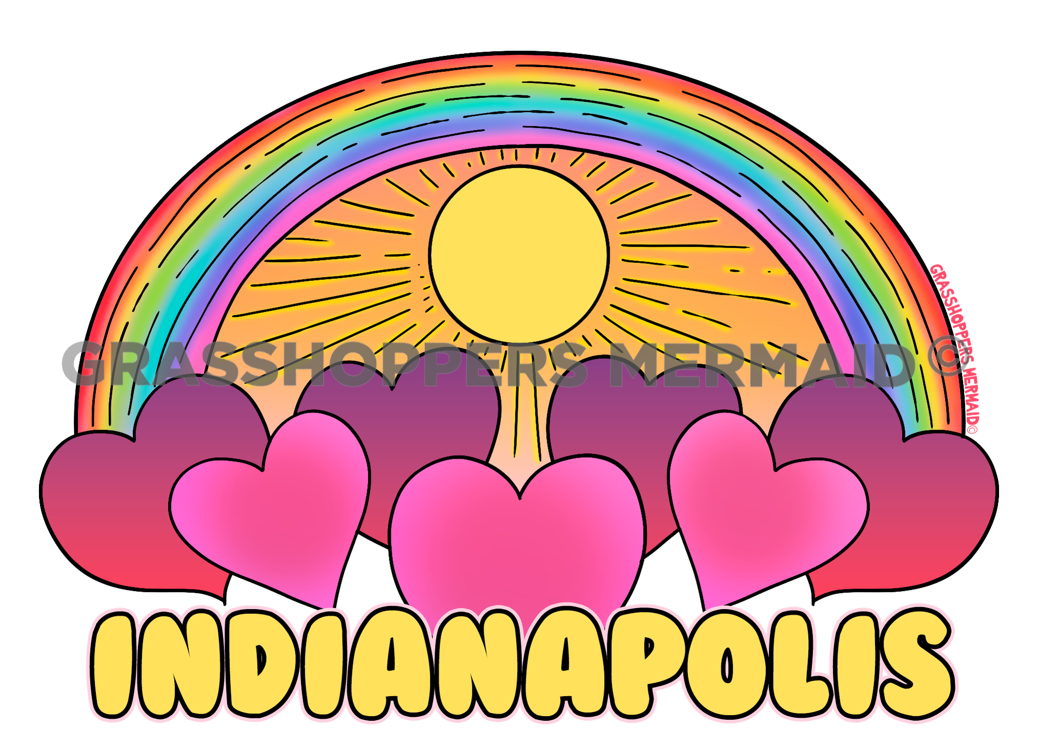 Rainbow Hearts