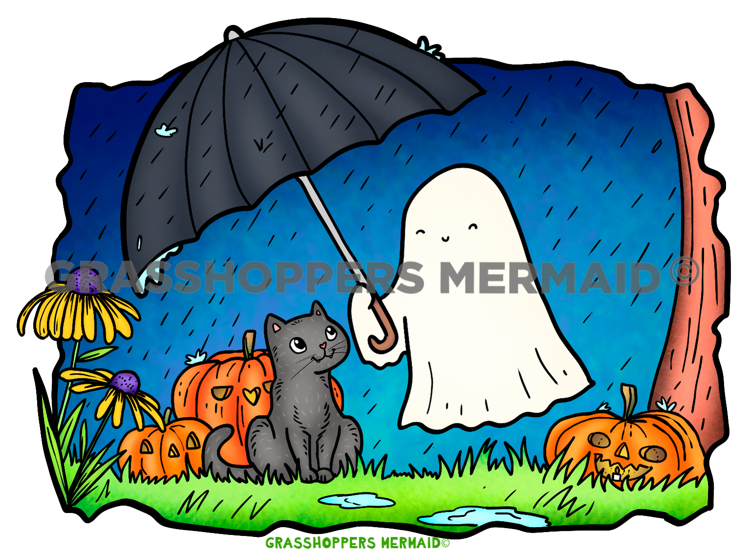 Rainy Day Spooky BFF's