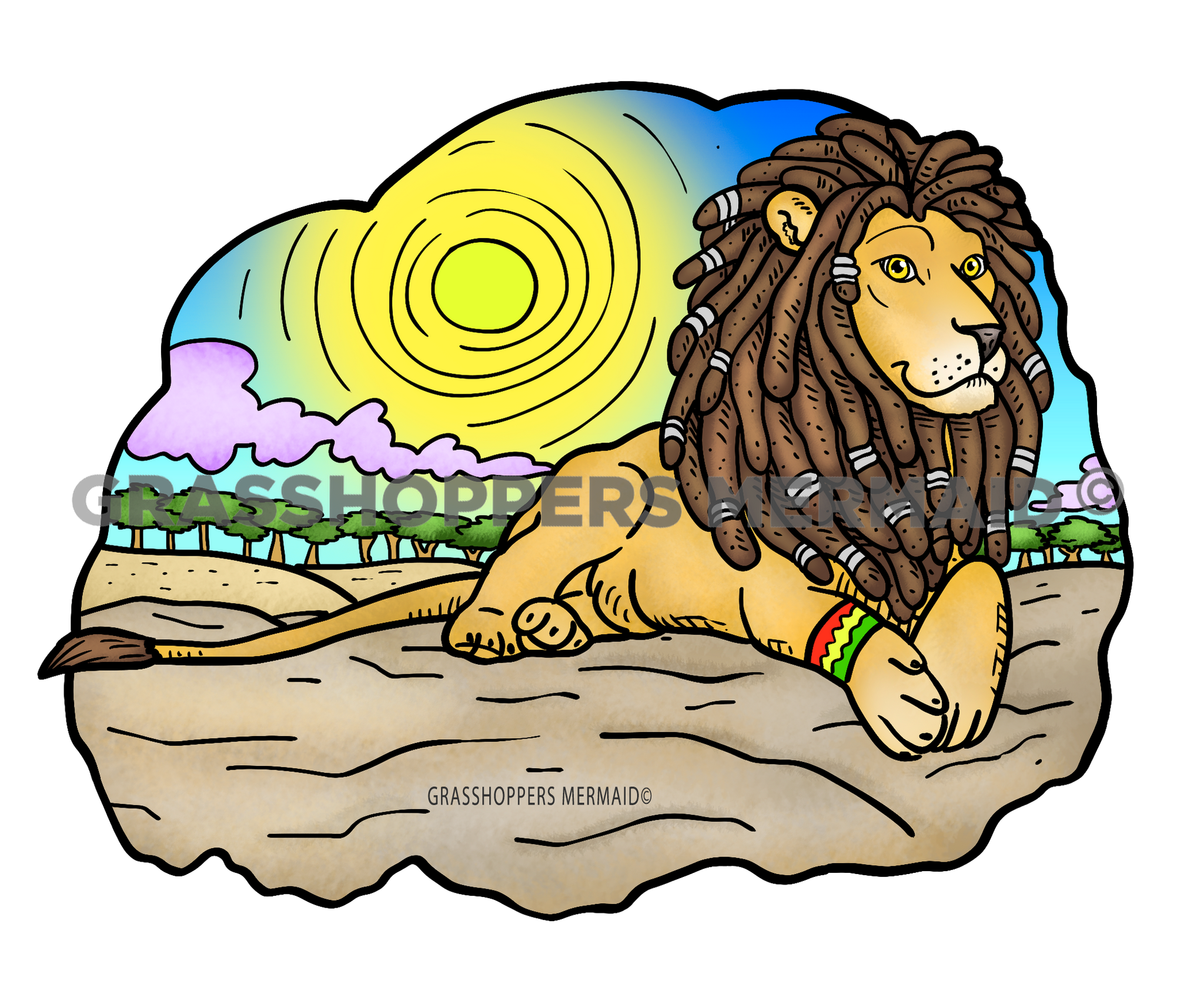 Rasta Lion