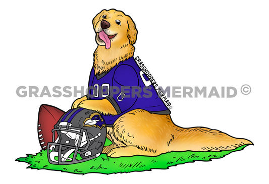 Raven's Football Pup